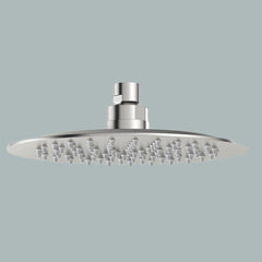 Inox Glide Extra Slim Fixed Shower Head 200mm - Stainless Steel