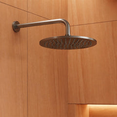 Large Shower Arm 400mm - Brushed Black 
