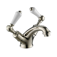 Lever Basin Mixer With Pop-up Waste - Nickel