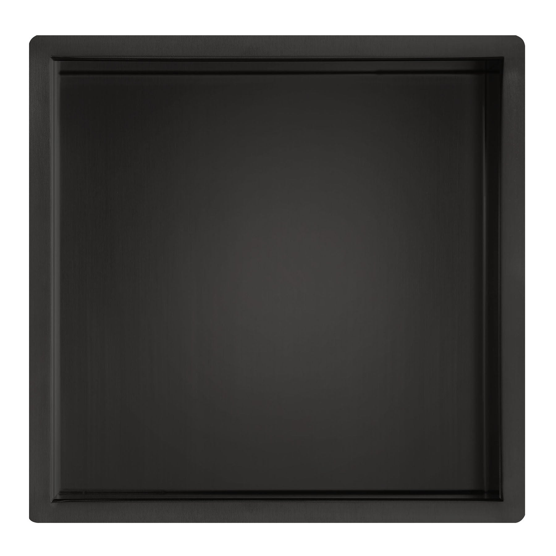 Square Black Shower Niche - 300x300mm