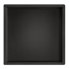 Square Black Shower Niche - 300x300mm