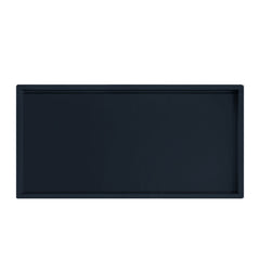 Matt black shower niche - 600mm x 300mm
