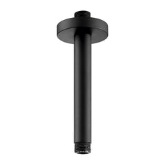 Ceiling Shower Arm 150mm - Matt Black