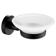 Black Soap dish and holder