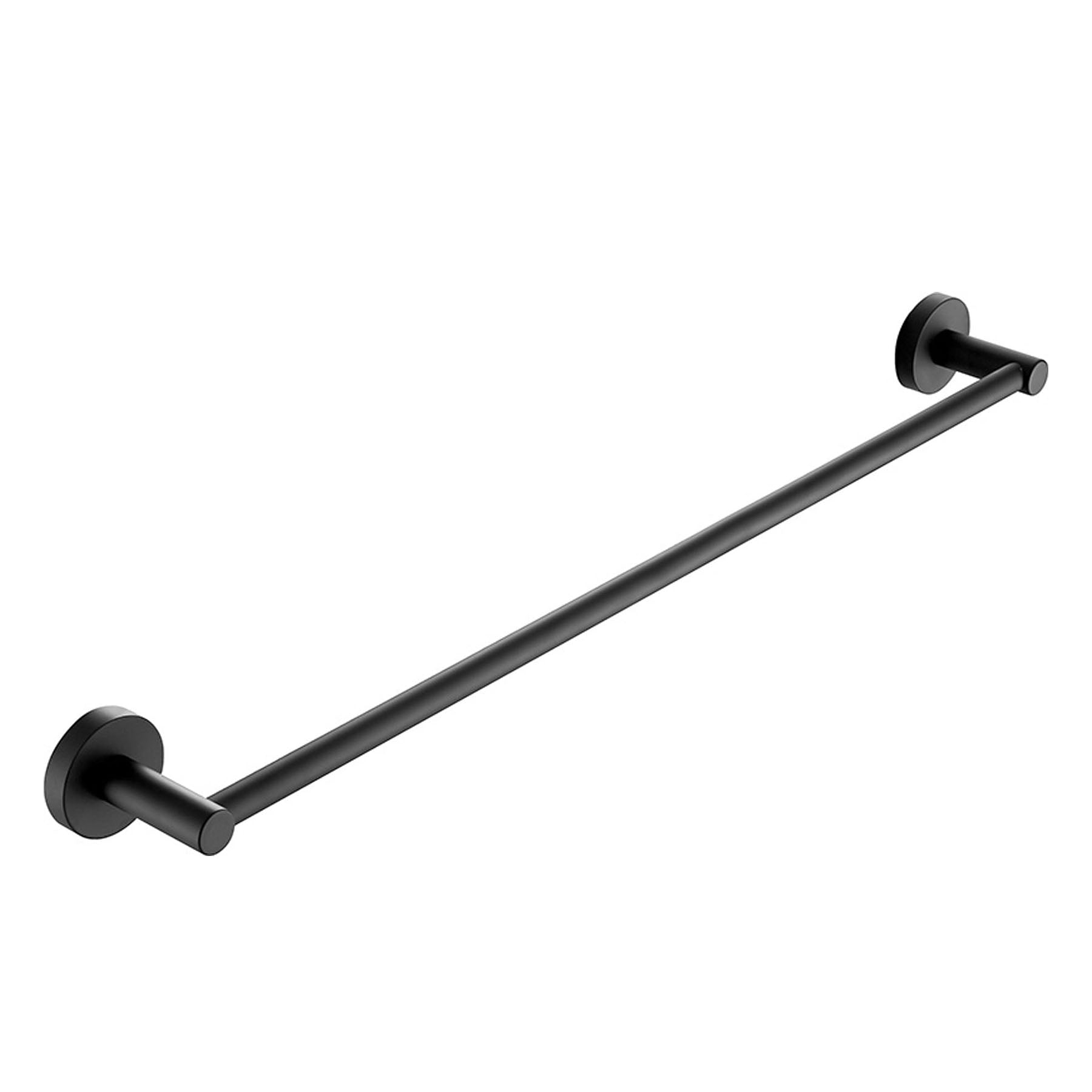 Matt Black 600mm Towel Bar