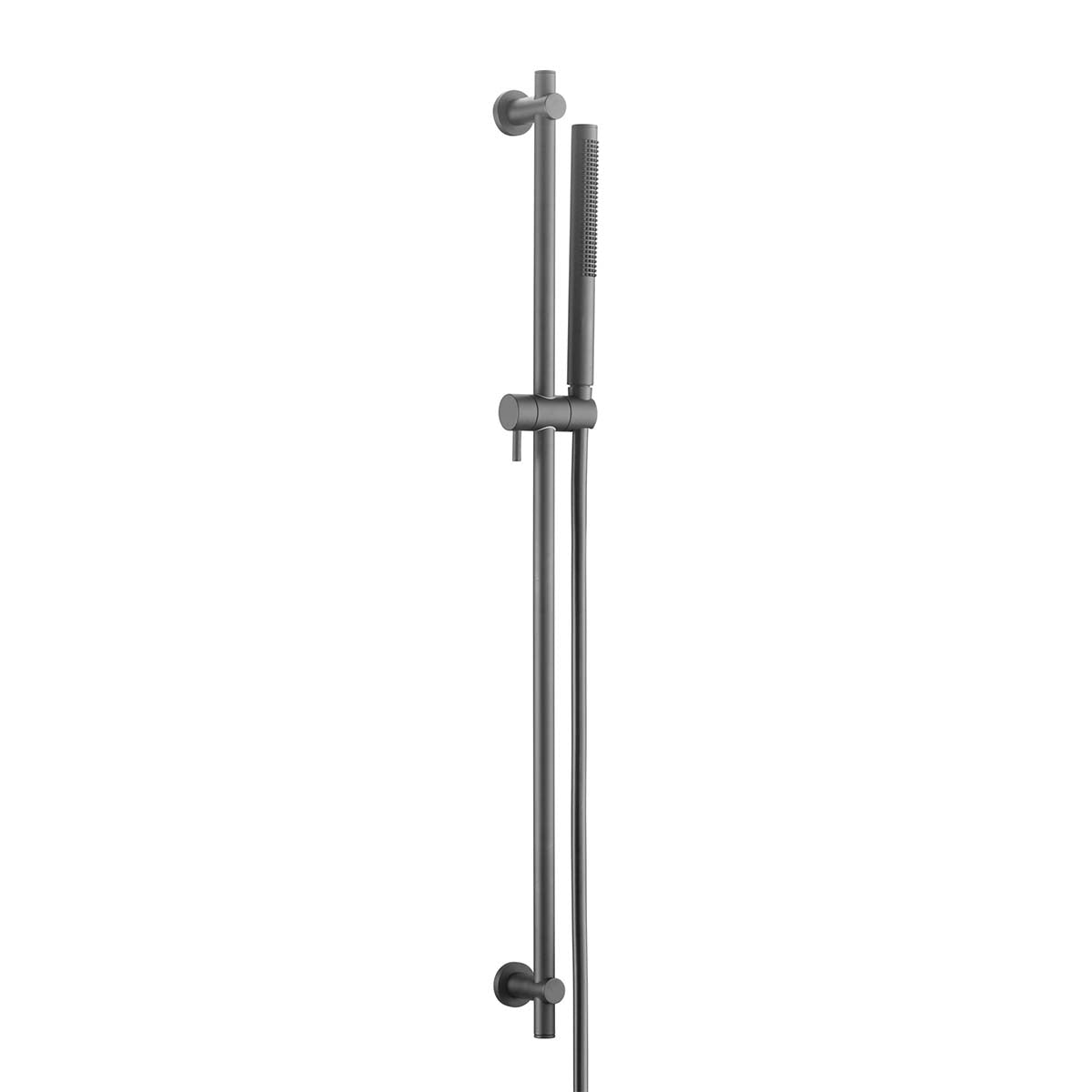 Matt Black Shower Slider Rail Kit