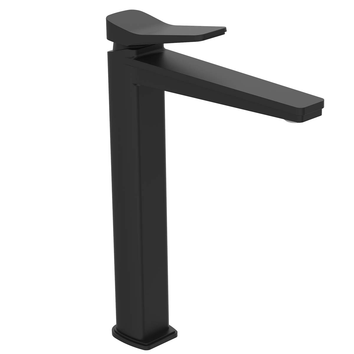 Matt Black Tall Basin Tap with Single Lever