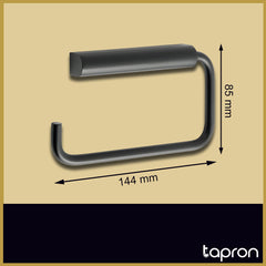Matt Black Toilet Roll Holder Wall Mounted