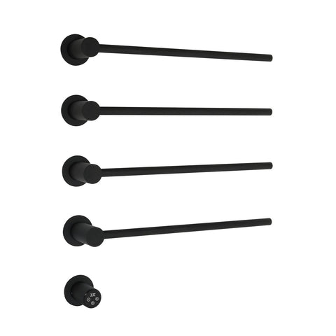 Open ended heated towel rail