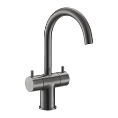 Mono Basin Mixer with Swivel Spout - Brushed Black