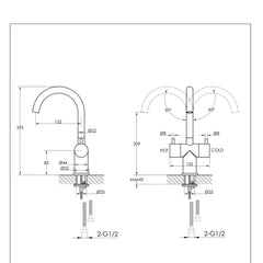 Mono Basin Mixer with Swivel Spout 