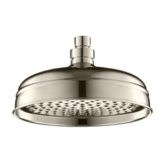Nickel 200mm Traditional Shower Head