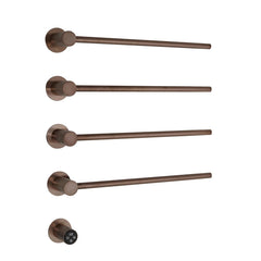 Bronze electric heated towel bars
