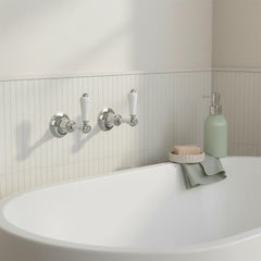 On/Off Wall Mounted Stop Valves- Chrome