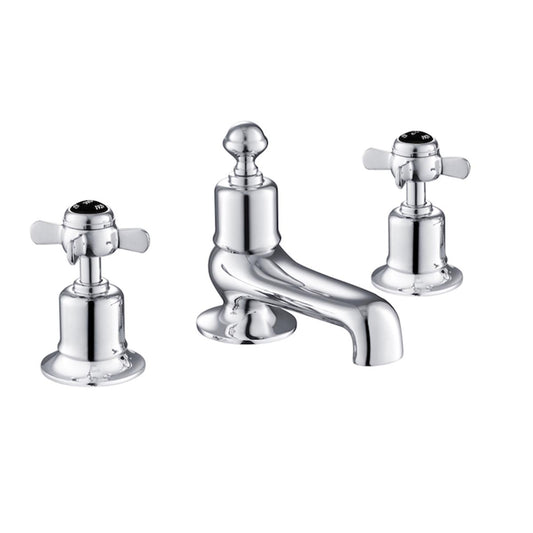 Pinch 3-Hole Bath Filler Deck Mounted - Chrome 1200