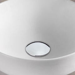 Polished chrome sink waste