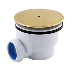 VOS Slim Shower Waste - Brushed Brass [23509BBR]