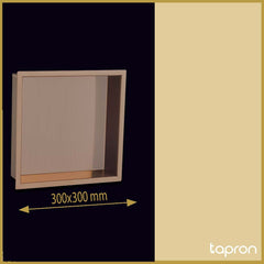 Bronze shower niche - Dimension