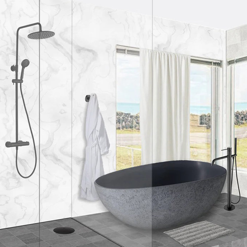 Matt Black Bathroom Accessories-Tapron