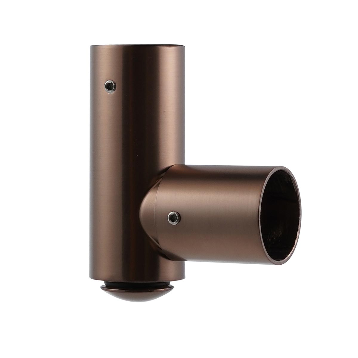 Element cover shroud for electric towel rail element brushed bronze