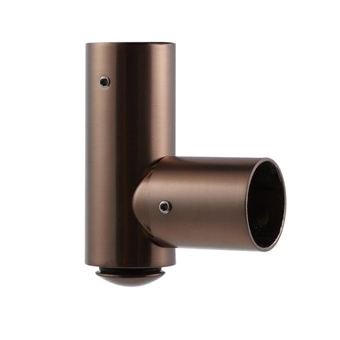 Element cover shroud for electric towel rail element brushed bronze