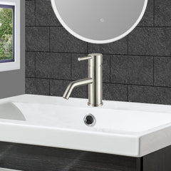 Steel single outlet sink tap