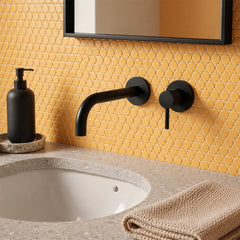 Single Lever Wall Mounted Basin Mixer Tap - Ireland
