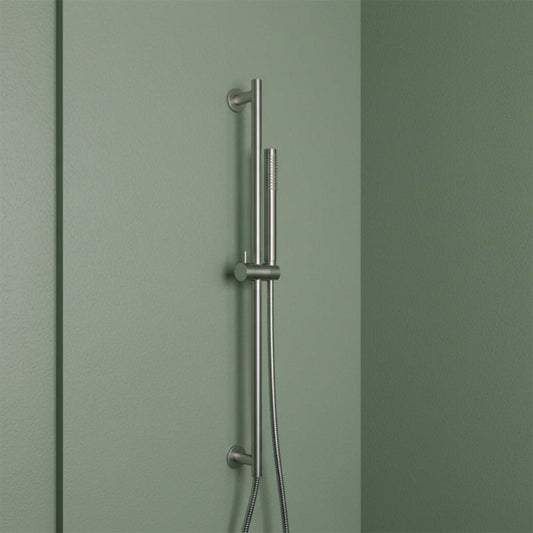 Slide Rail, Hand Shower, and Hose Set - Stainless Steel 1200