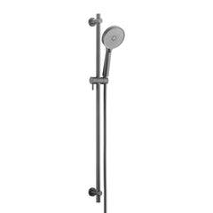Slider Rail Shower Kit with Round Handset - Matt Black