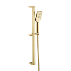 Slider Rail Shower with Multi-Function Shower Handset & Hose - Brushed Brass