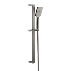 Slider Rail with Multi-Function Shower Handset & Hose - Brushed Black