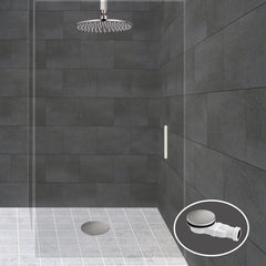Steel Slim Shower Waste