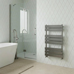 Small Towel Radiator 800mm X 500mm - Brushed Black