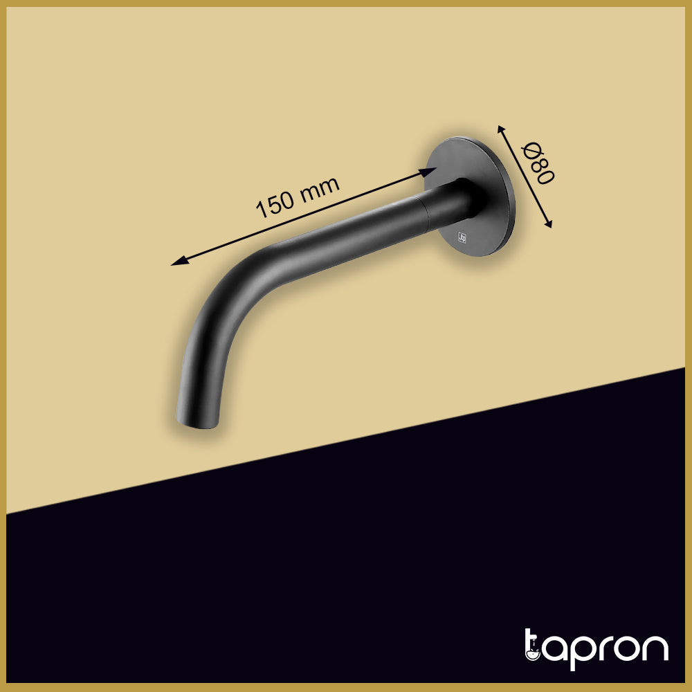  Matt Black Bath/Basin Spout Tap- Tapron