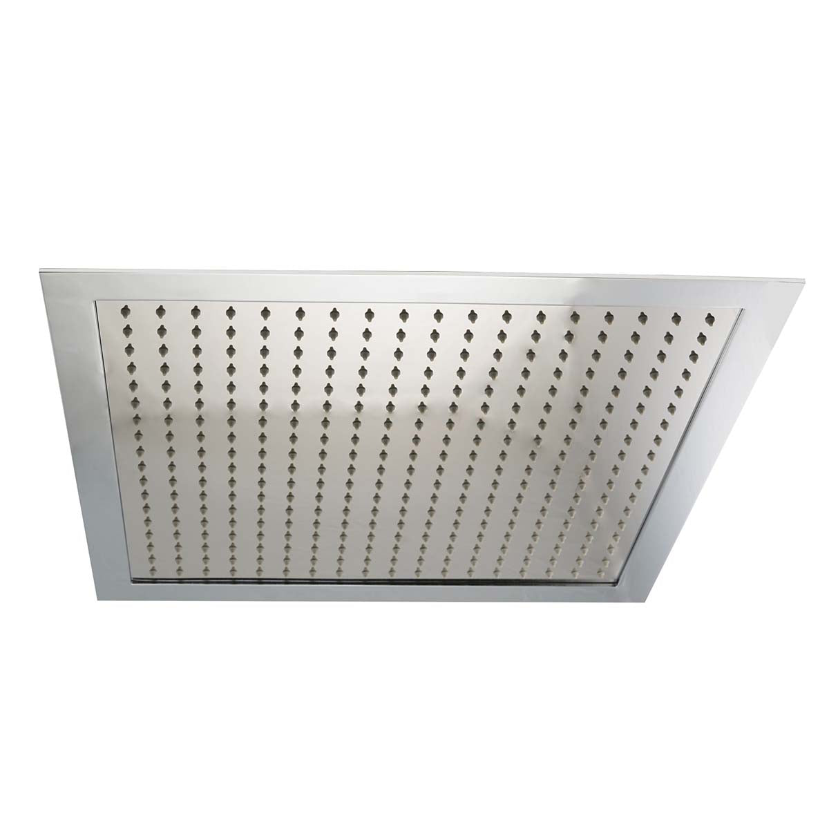 Square 400mm Ceiling Mounted Overhead Shower Head - Chrome