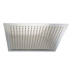 Square 400mm Ceiling Mounted Overhead Shower Head - Chrome