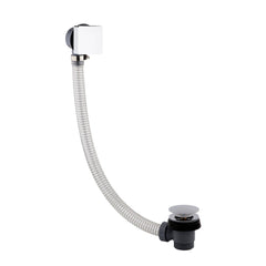 Square Click Clack Bath Waste - Chrome