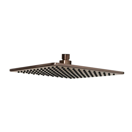 Square Overhead Shower Head 250mm - Brushed Bronze 1200