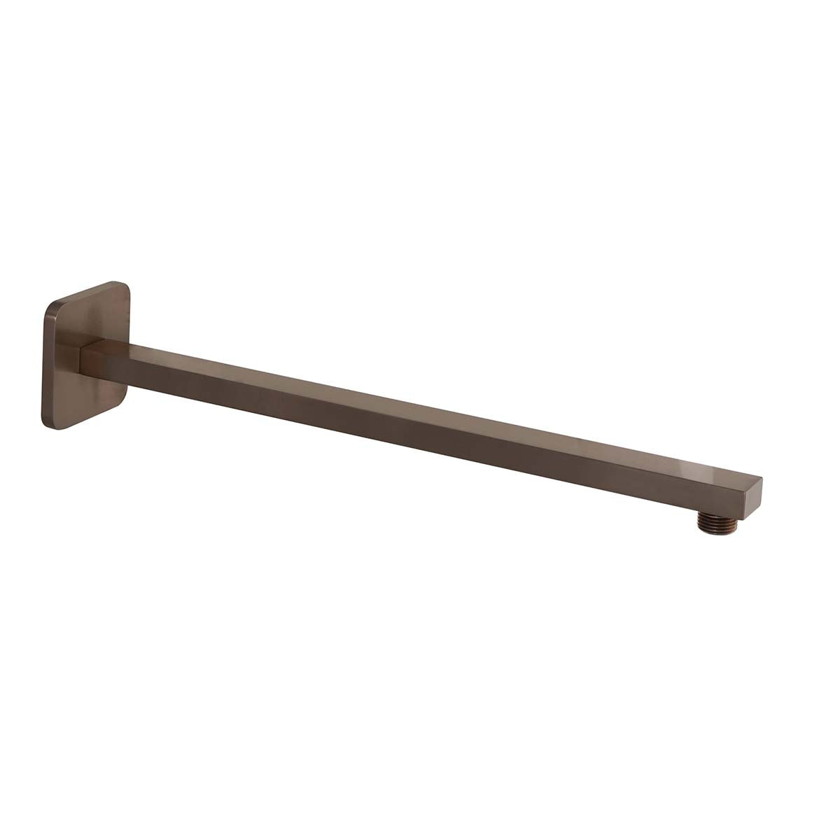 Square Wall Mounted Shower Arm - Brushed Bronze