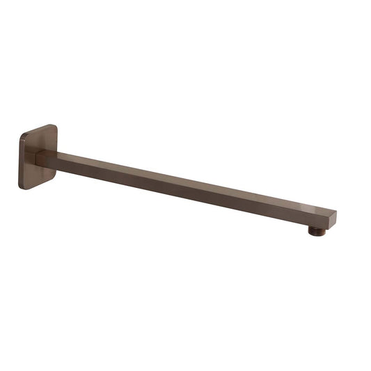 Square Wall Mounted Shower Arm - Brushed Bronze 1200