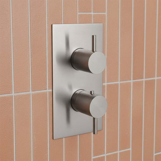 Stainless steel one outlet concealed shower valve  1200