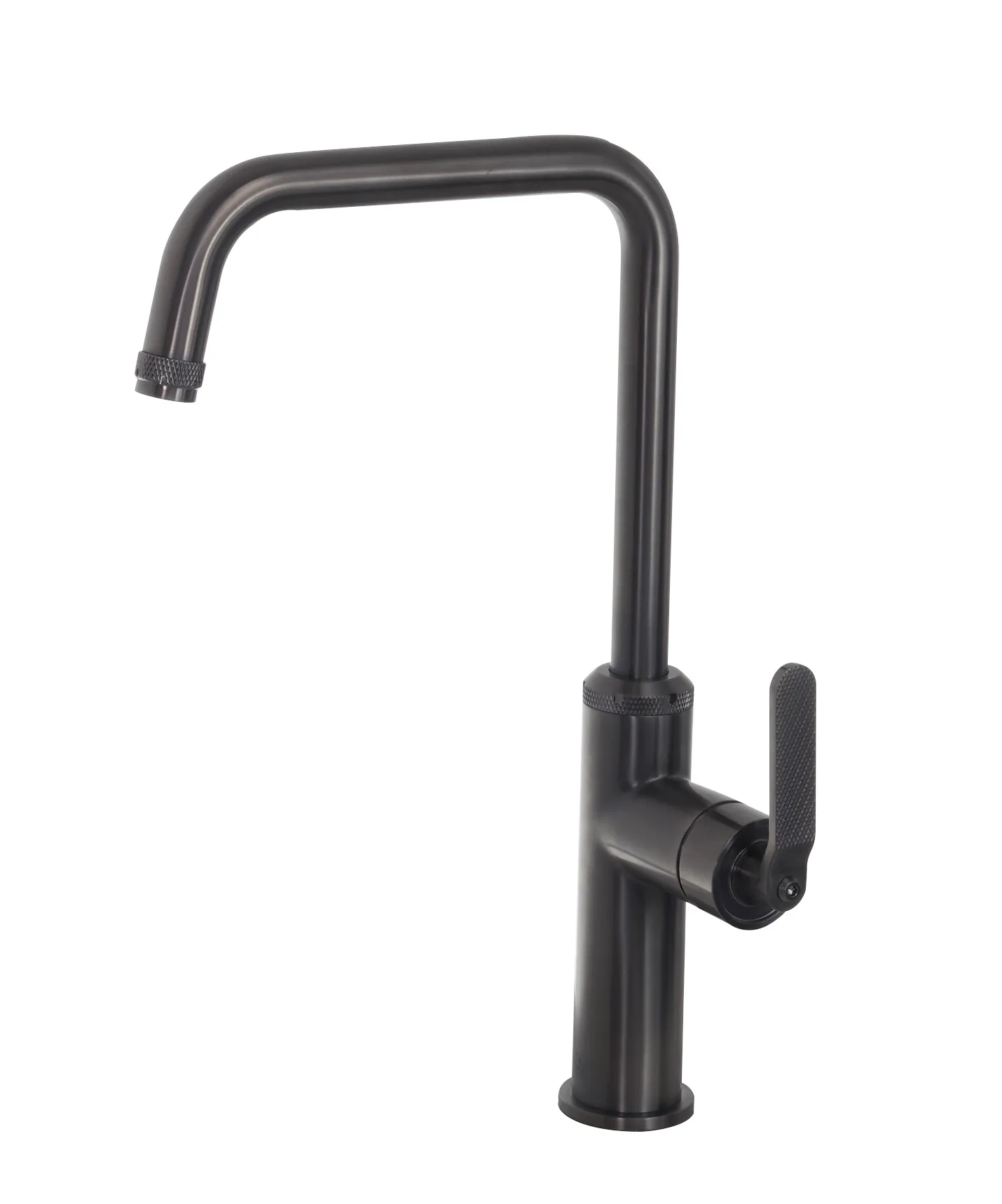 Gun metal grey kitchen tap