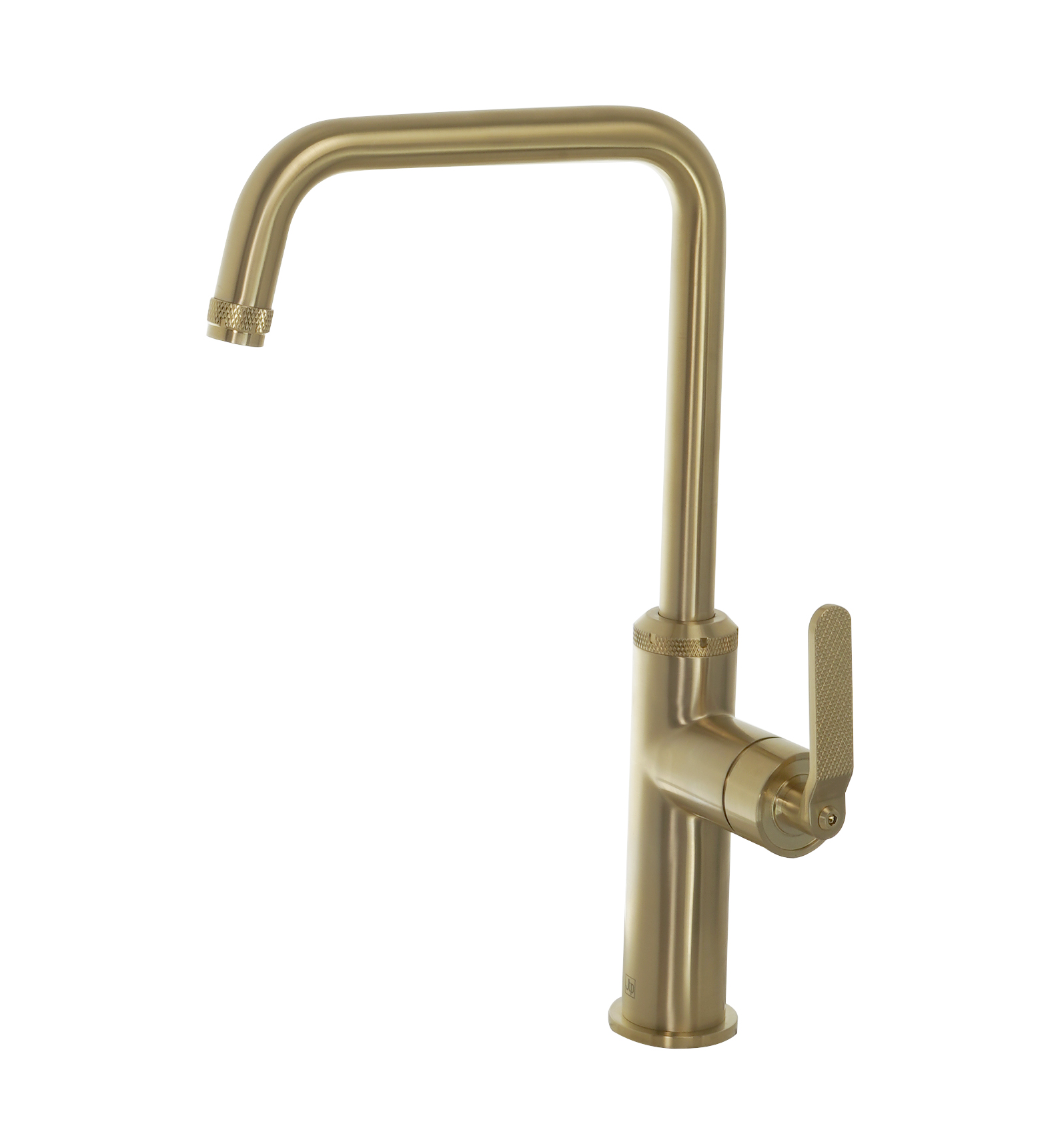 Brushed gold kitchen tap