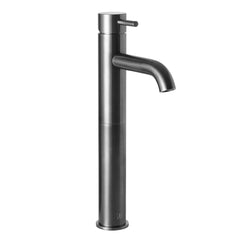 Gunmetal deck-mounted basin sink tap