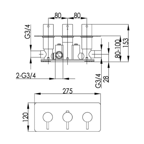 concealed shower valve - Tapron