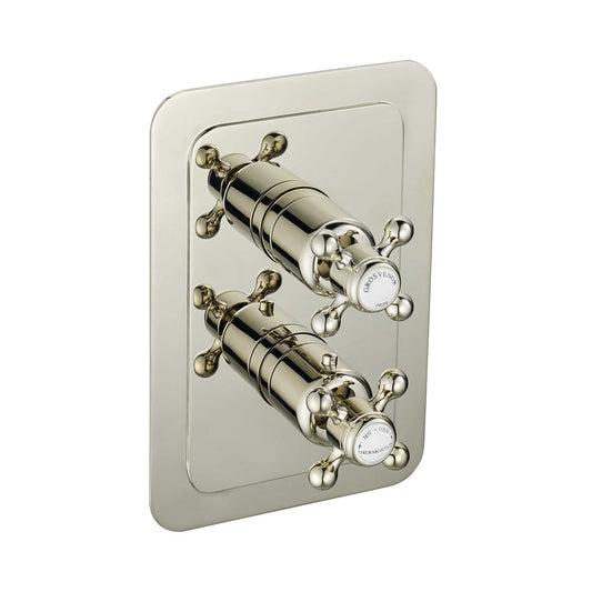 Tapron-Crosshead Single Outlet Concealed Thermostatic Vertical Shower Valve 1000