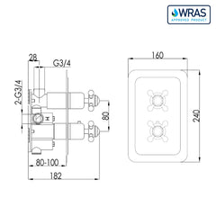thermostatic Shower Valve -Tapron