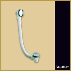 Polished chrome click clack bath waste