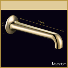 Brass bath filler spout - Dimension