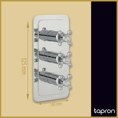 Chester Crosshead Bathroom taps-Tapron
